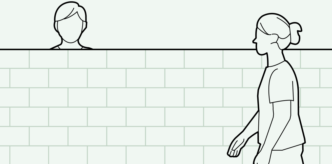 Illustration showing when a party wall agreement may be needed