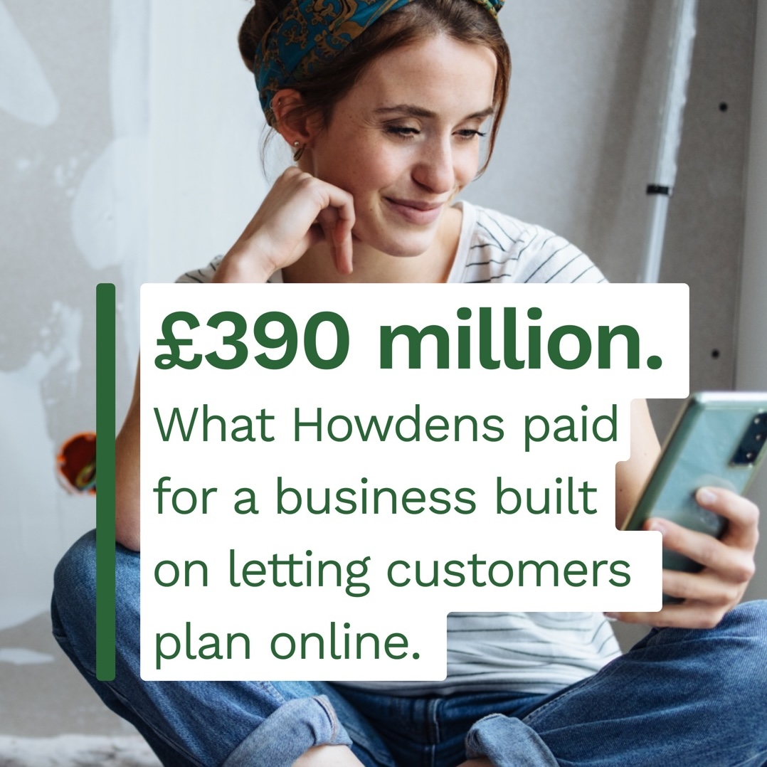 What Howdens paid for a business built on letting customers plan online