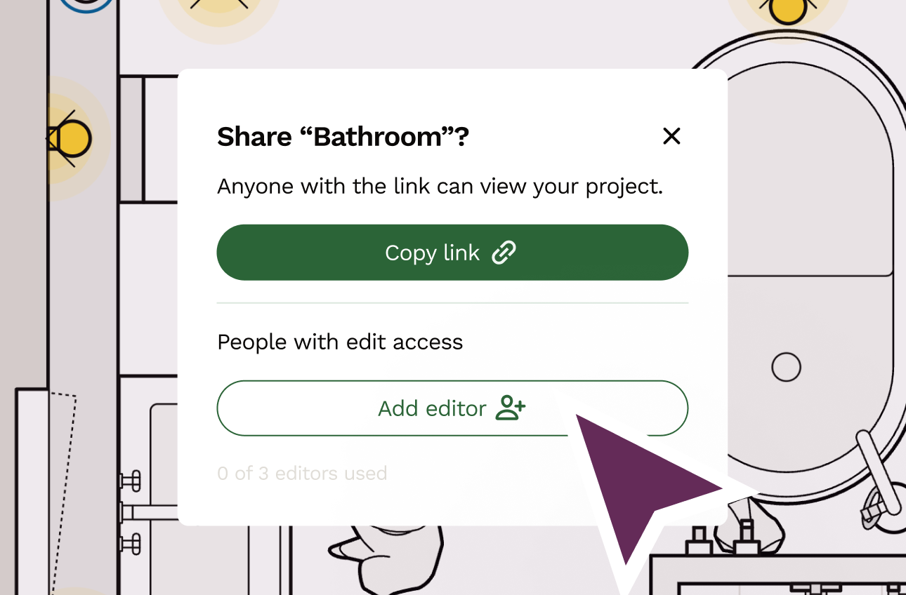 Adding an editor to a shared Reno project