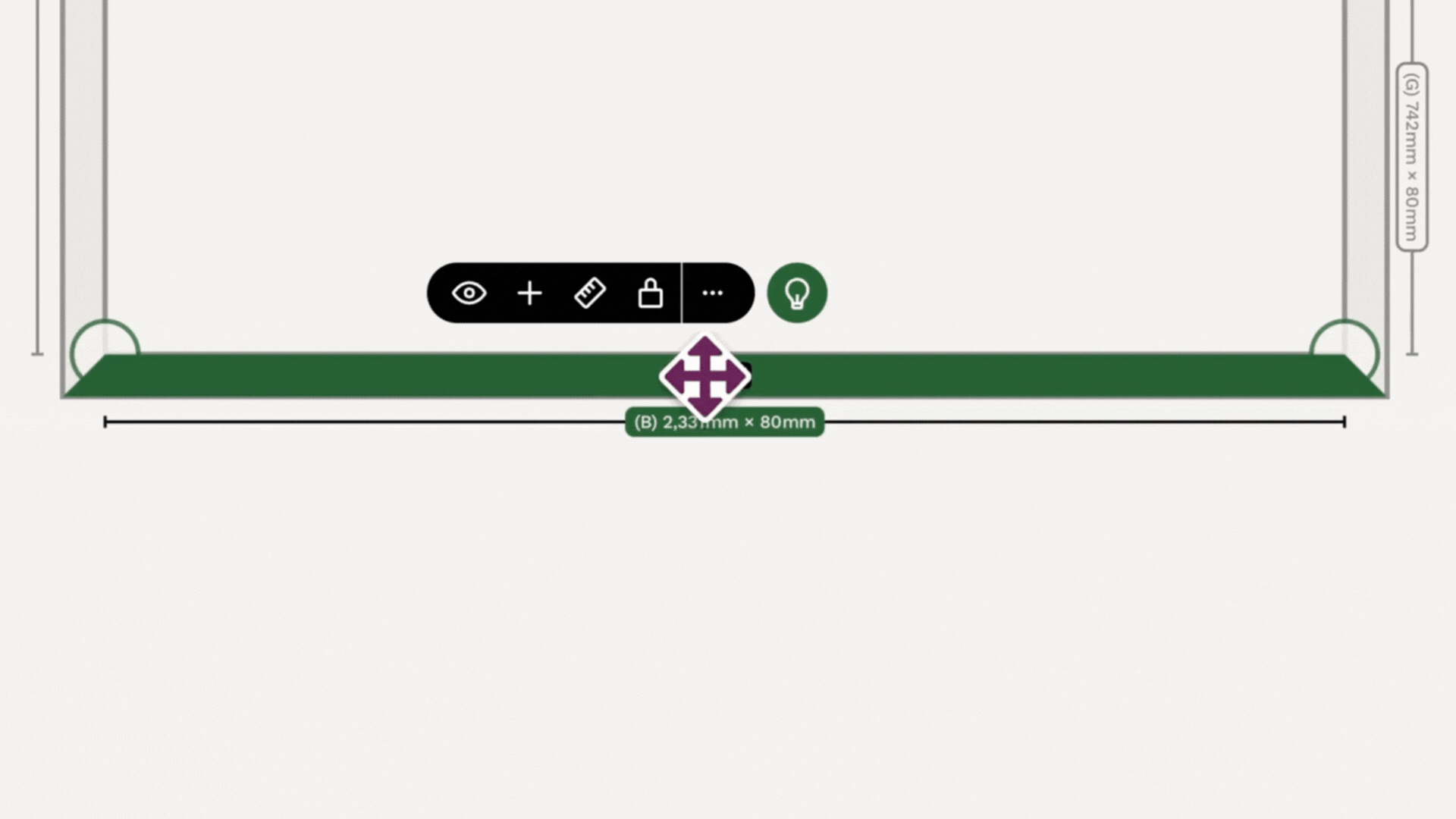 Dragging a whole wall to get your room shape right