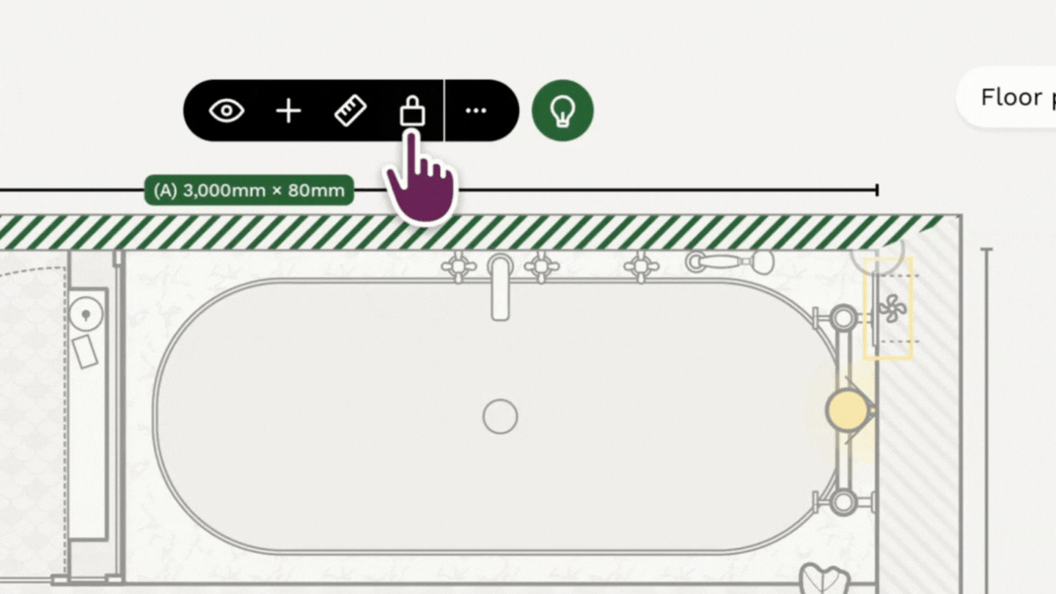 Locking a wall in place to avoid moving it by mistake