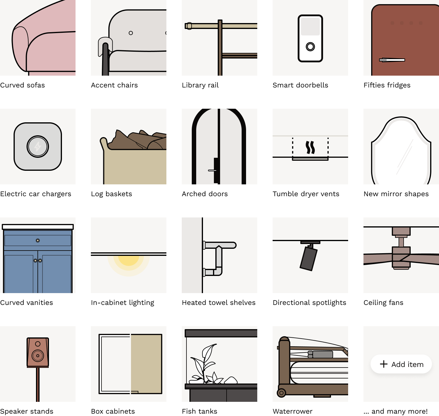 A selection of the new items added in November