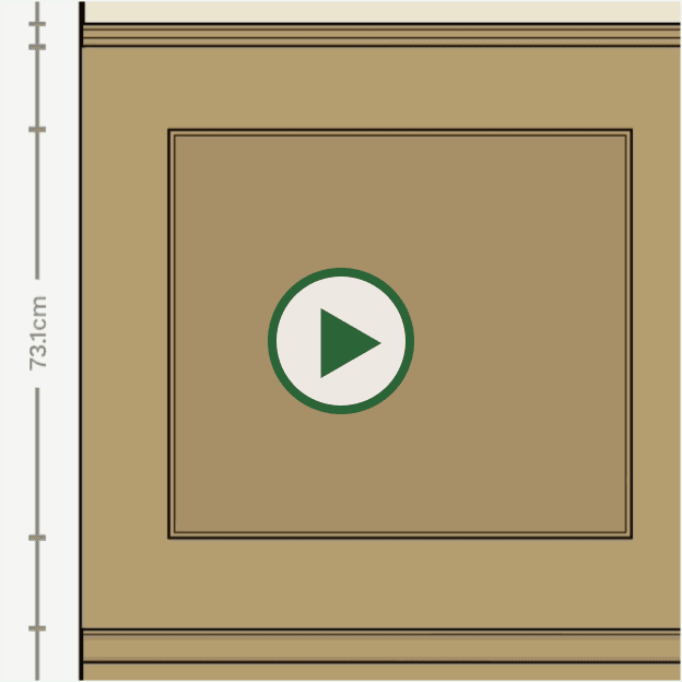 Plan every detail and dimension of your wall panelling