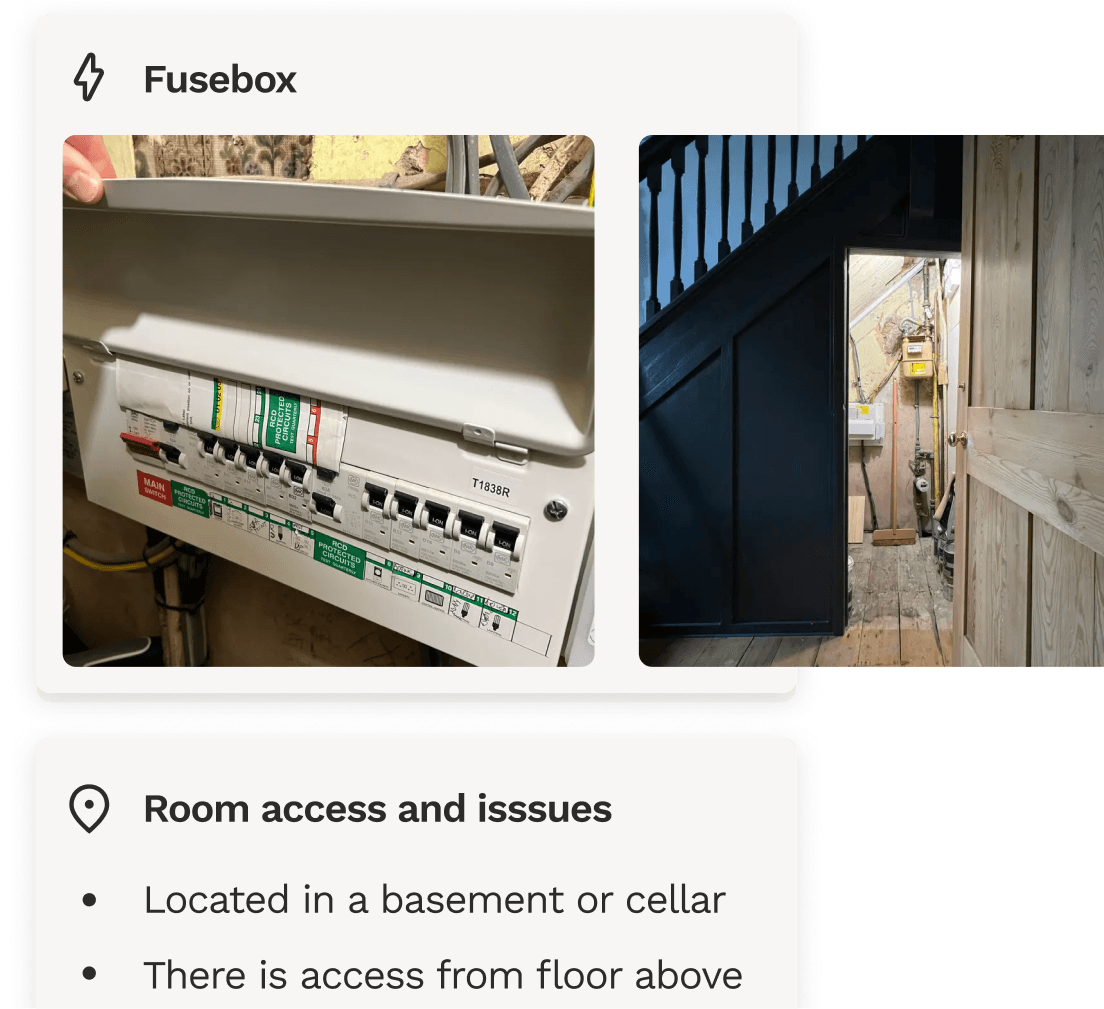 Add property and room information for your ensuite renovation