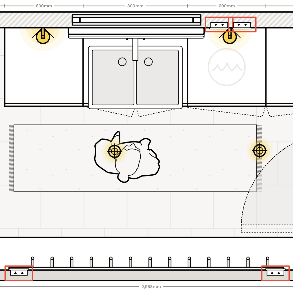 Utility room floor planner, room layout design and planning