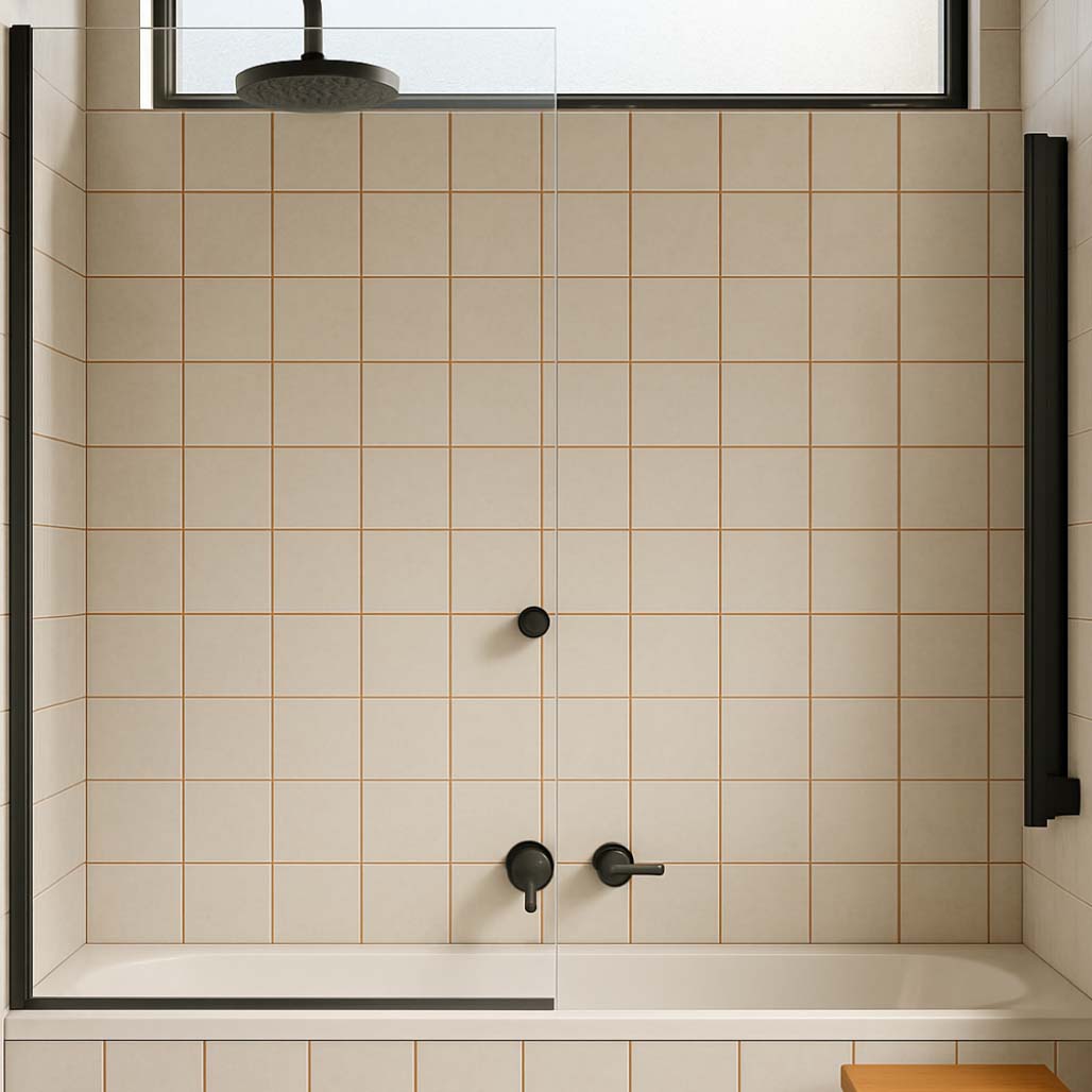 Photo preview of a very small hotel layout bathroom with bath