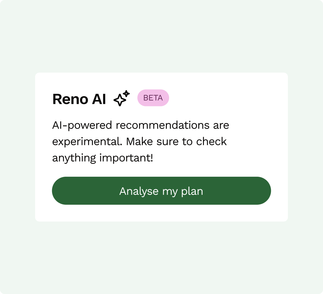 AI powered floor plan analysis and room layout advice for home renovations