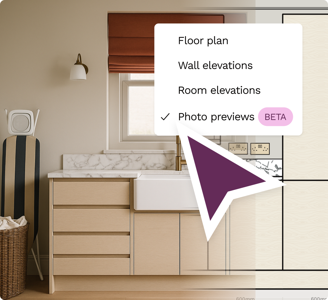 Utility room photo preview visualisation generated by Reno AI