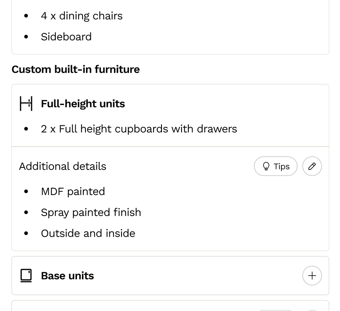 Step by step q & a with expert hints and tips to help you specify your requirements