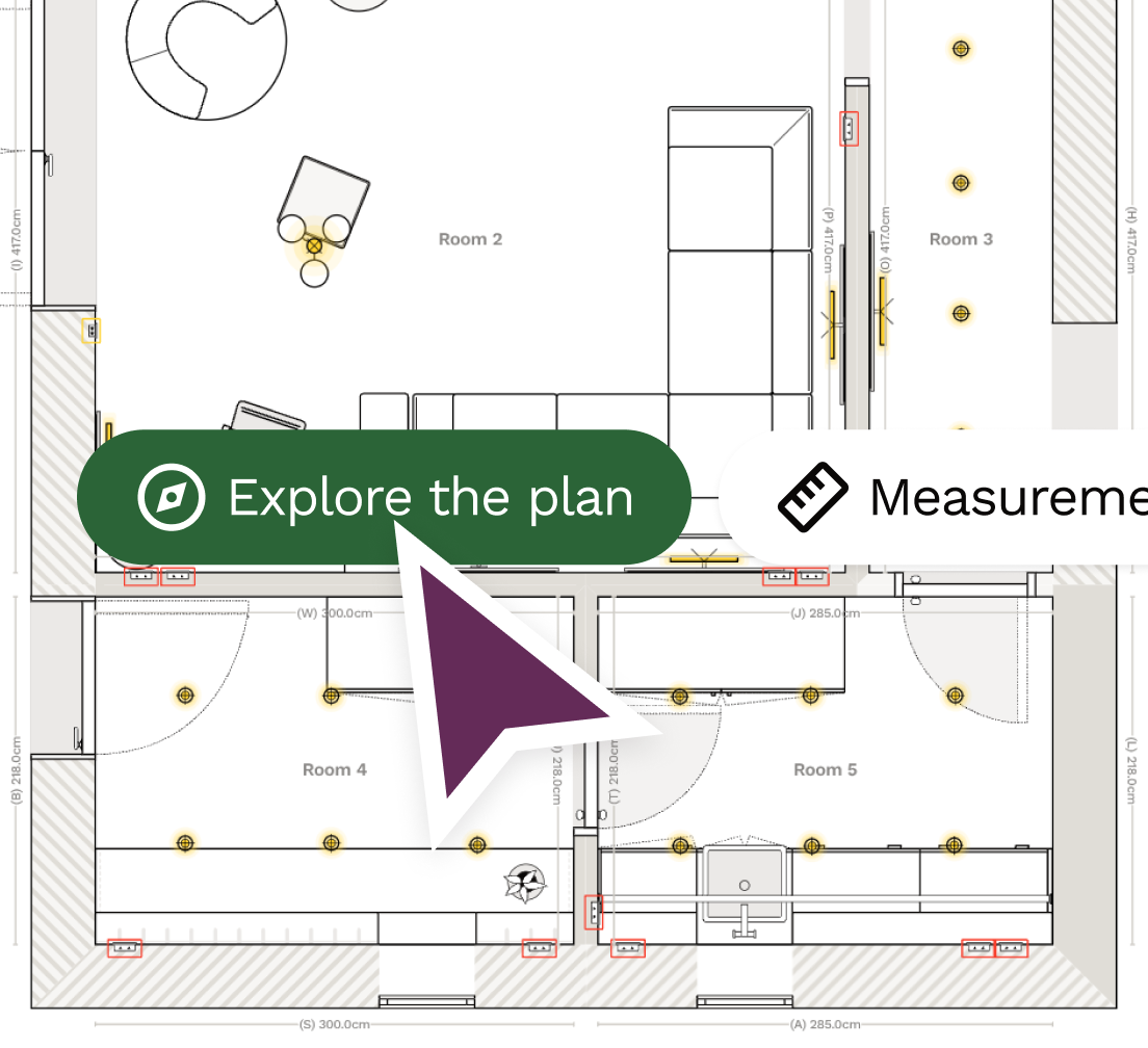 Every project has a shareable link to share and collaborate on your floor plan with others