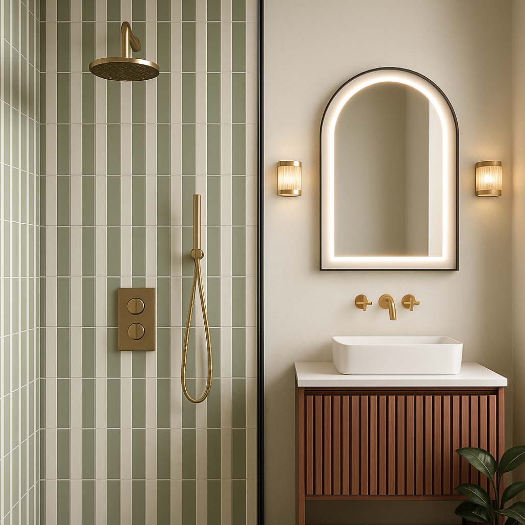 Photo preview of a very small square wetroom shower